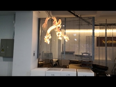 屋外および屋内透明LEDビデオディスプレイ 高い透明性