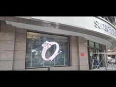 透明な導かれたカーテンの表示透明な導かれたスクリーン 5000nits の掛かる