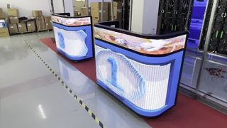 ソフト LED スクリーンクリエイティブ 3D エフェクトディスプレイ DJ ブースデスクビデオウォール