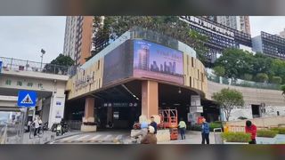 P4 屋外 3D LED ディスプレイ 960x960mm 鮮やかで耐久性のある