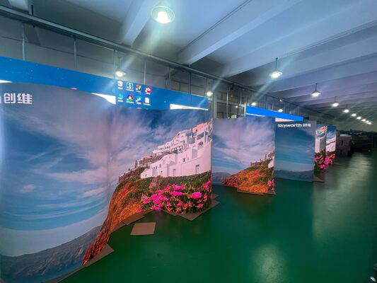 P2.604 flexible LED video wall 500x500mm for stage events brightness 4500cd